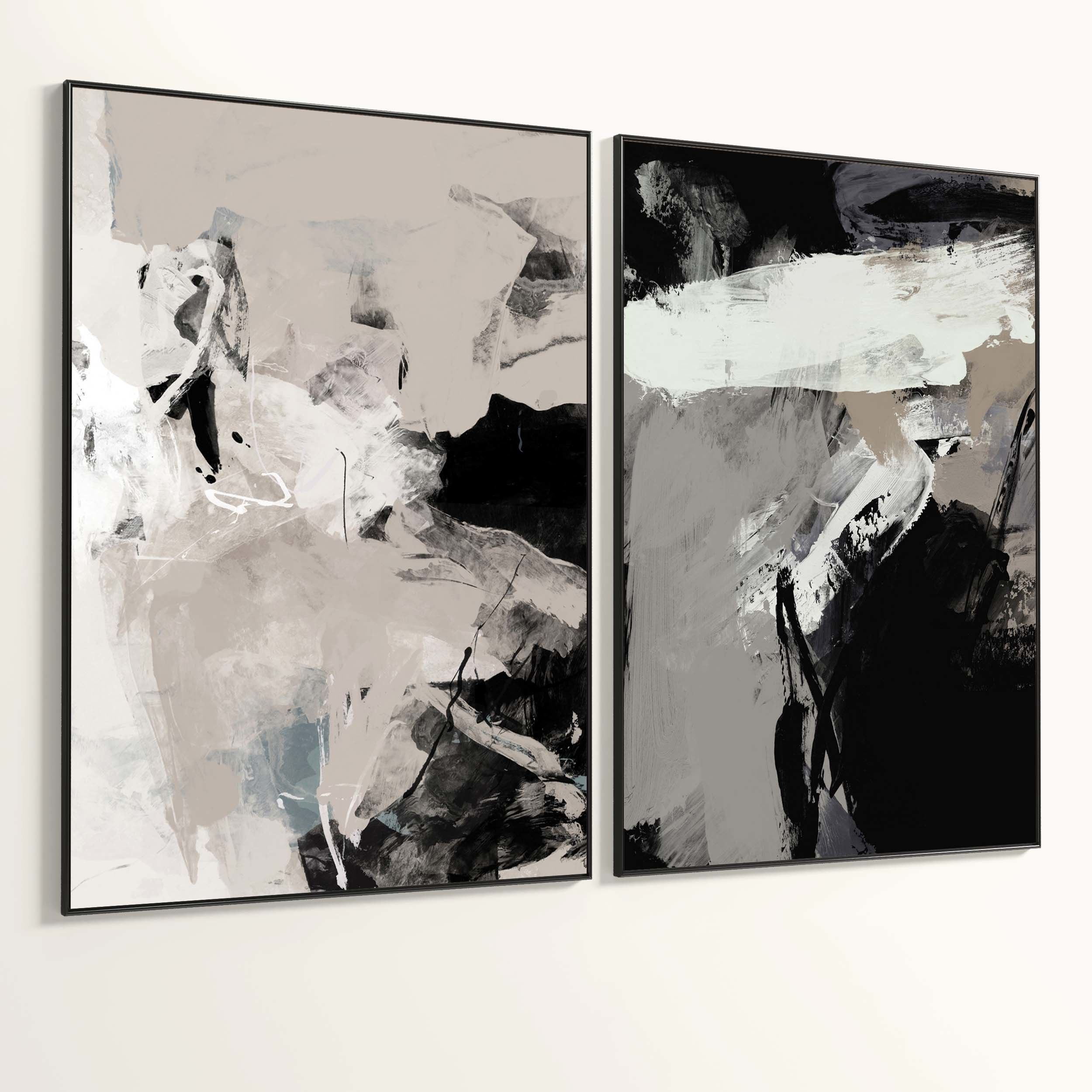 Plaster Two Photo Frame 332 Low-poly 3D model_4