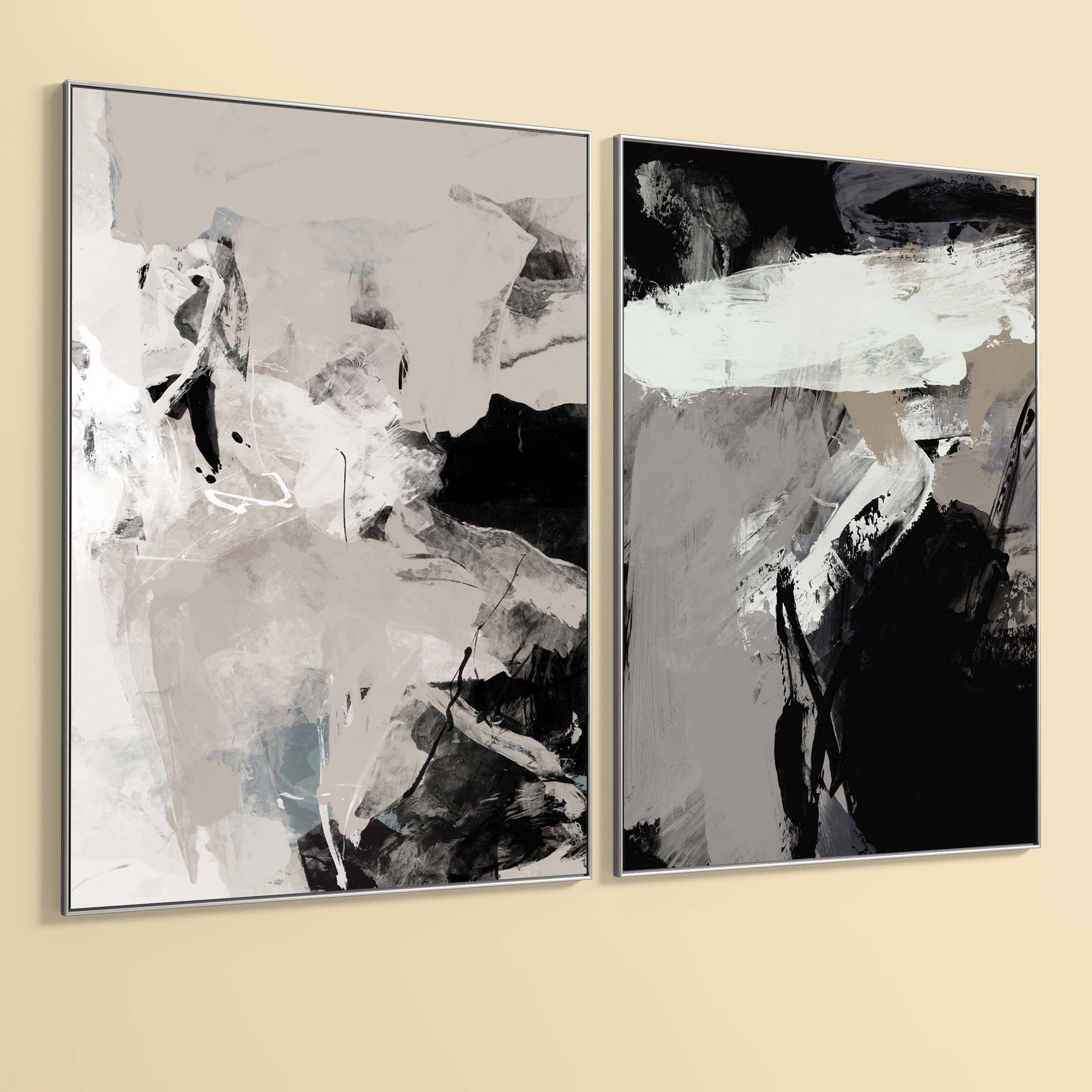 Plaster Two Photo Frame 332 Low-poly 3D model_5