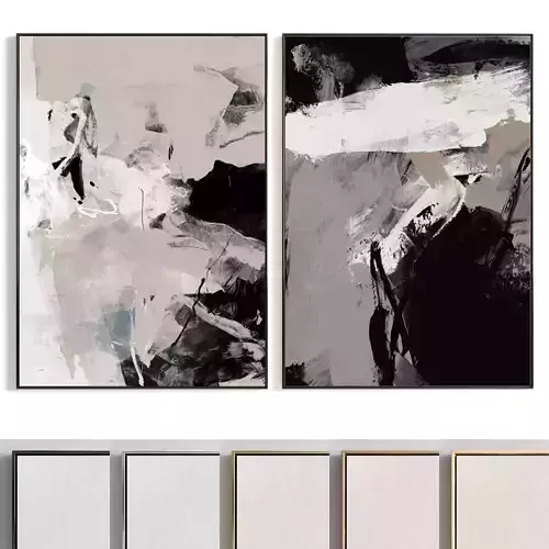 Plaster Two Photo Frame 332