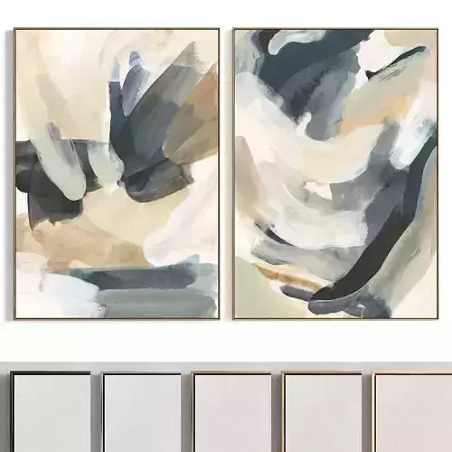 Plaster Two Photo Frame 333