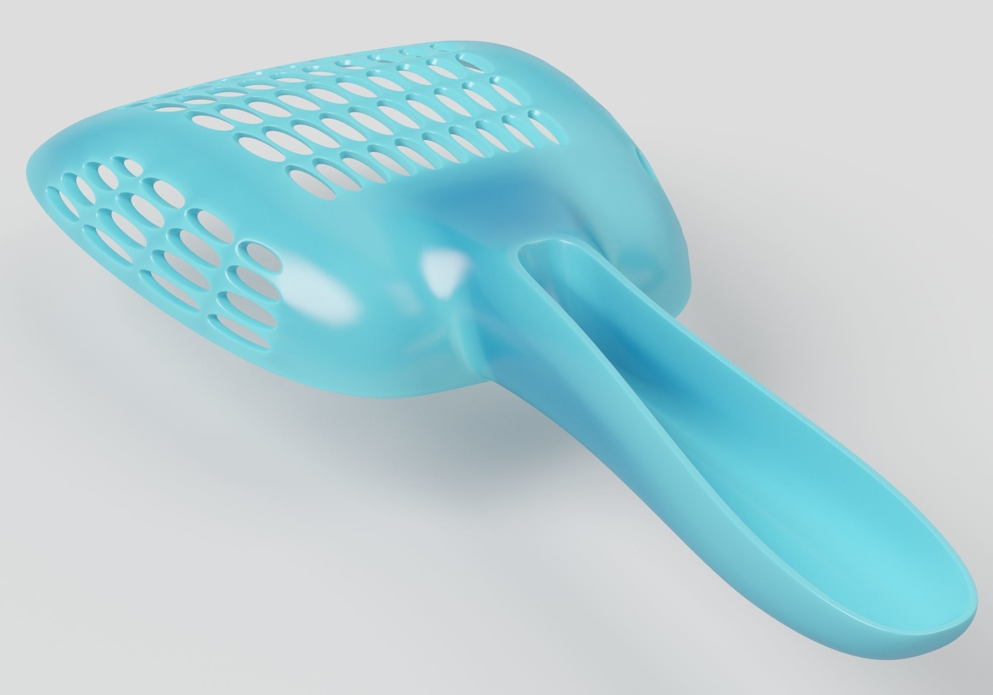 cat litter shovels 3D model_4