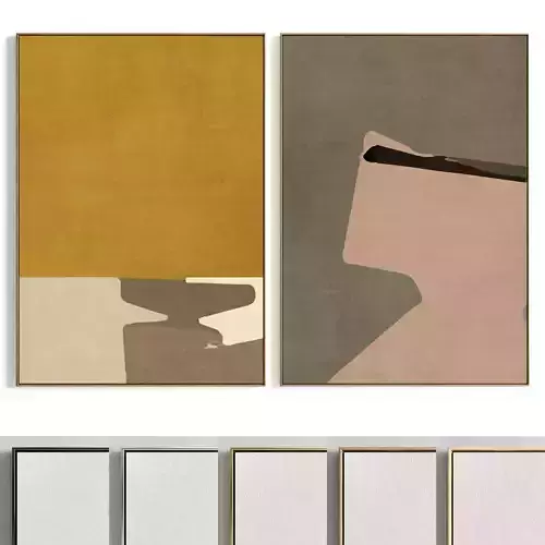 Plaster Two Photo Frame 334