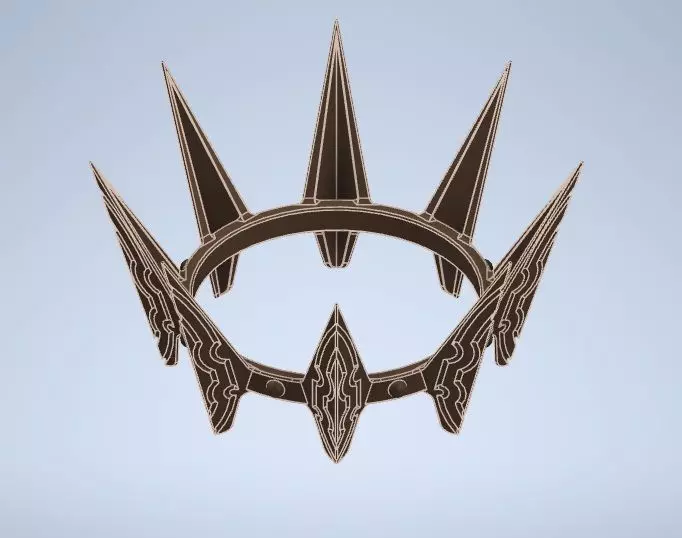 King Cragnoor Crown - Miracle Workers 3D print model_0