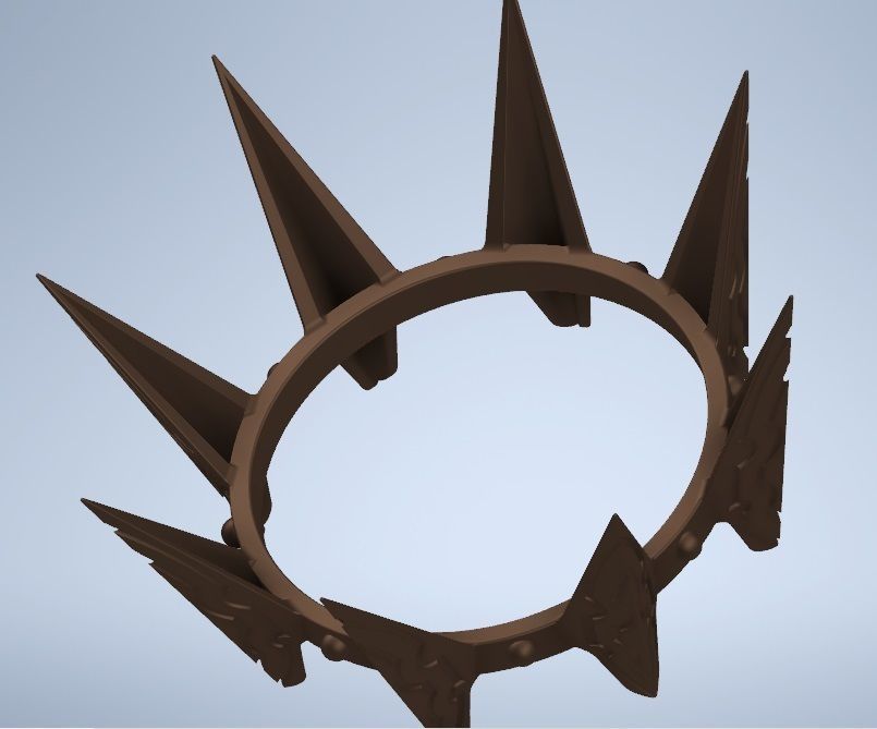 King Cragnoor Crown - Miracle Workers 3D print model_3
