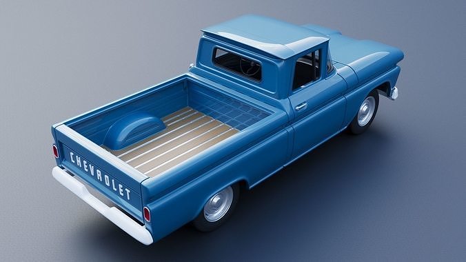 Chevrolet C10 1961  3D print model 7
