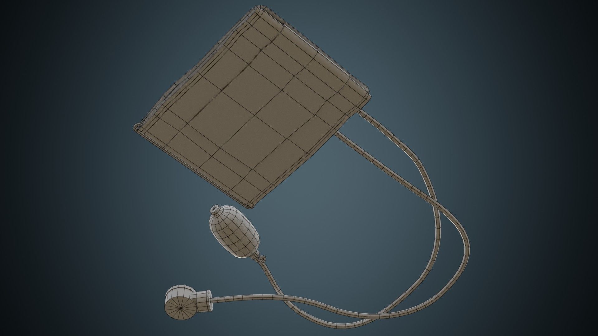 Blood Pressure Monitor 1 Basic Low-poly 3D model_6