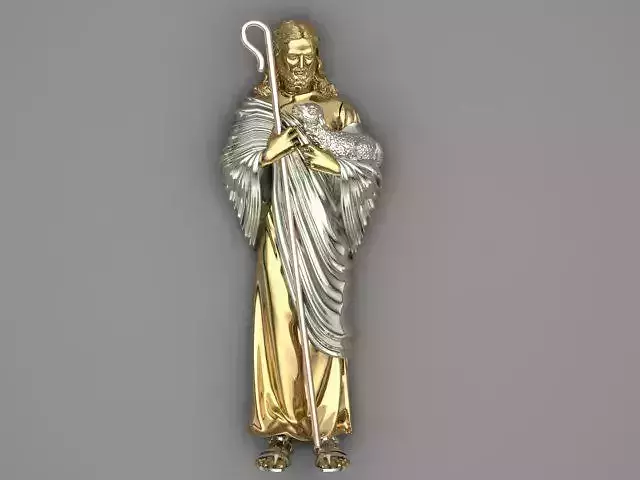 The pendant of Christ the Shepherd