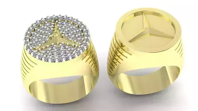Rings benz full Diamond
