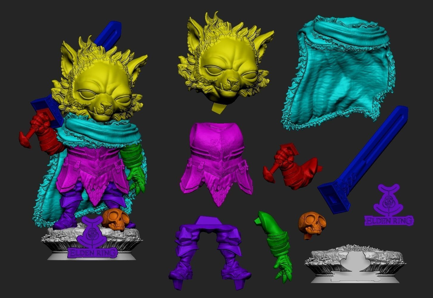 CHIBI BLAIDD BY CREATIVE GEEK MB 3D print model_4