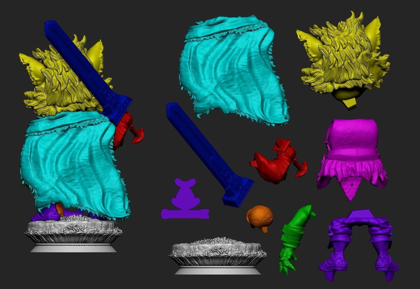 CHIBI BLAIDD BY CREATIVE GEEK MB 3D print model_5