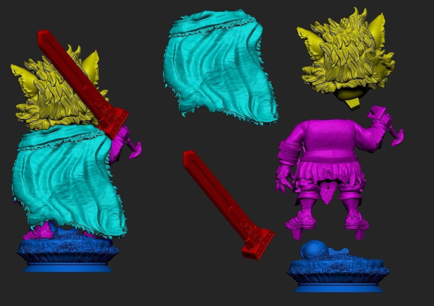 CHIBI BLAIDD BY CREATIVE GEEK MB 3D print model_7