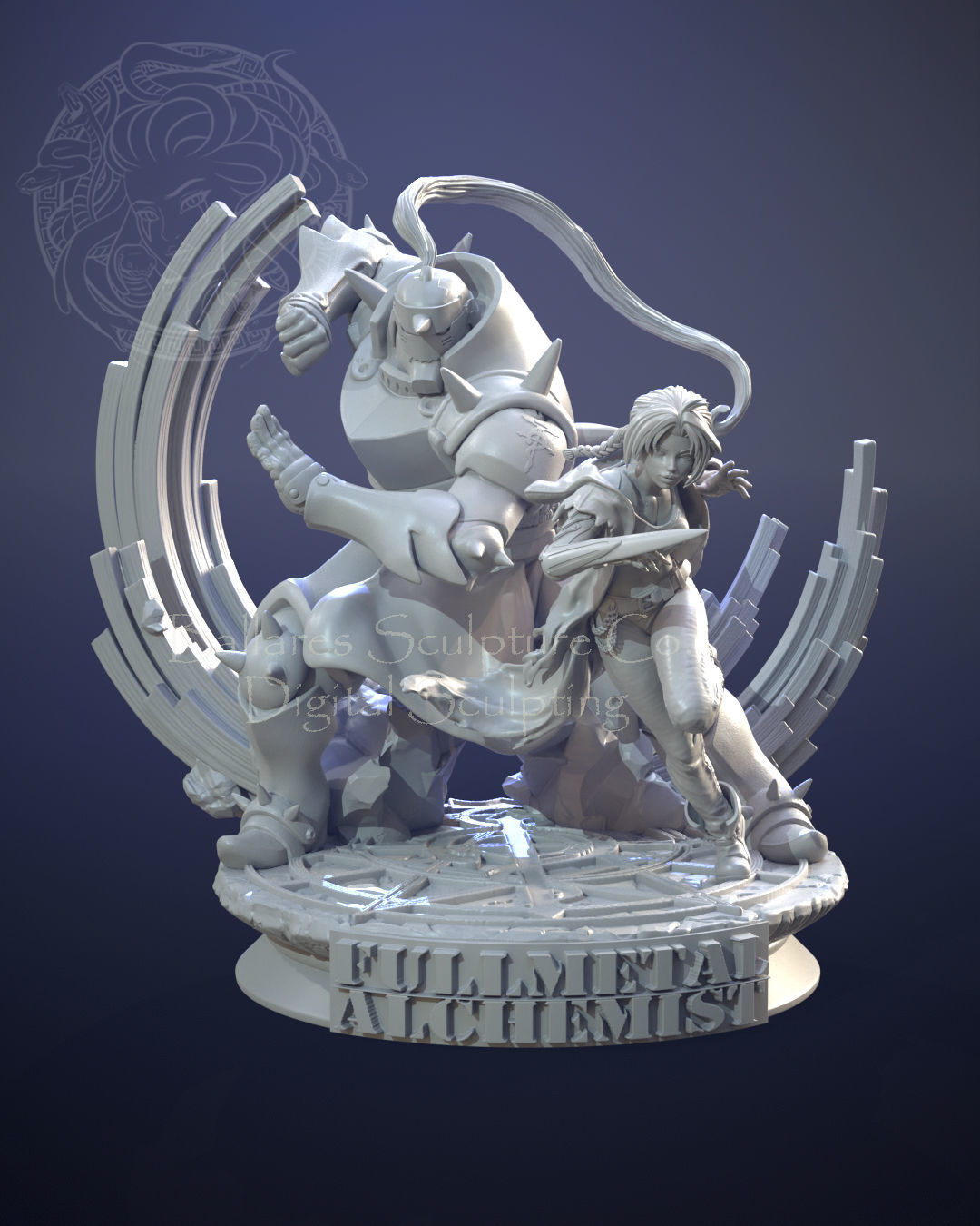 EDWARD ELRIC FEMALE VERSION 1 BY CREATIVE GEEK MB  3D print model_2
