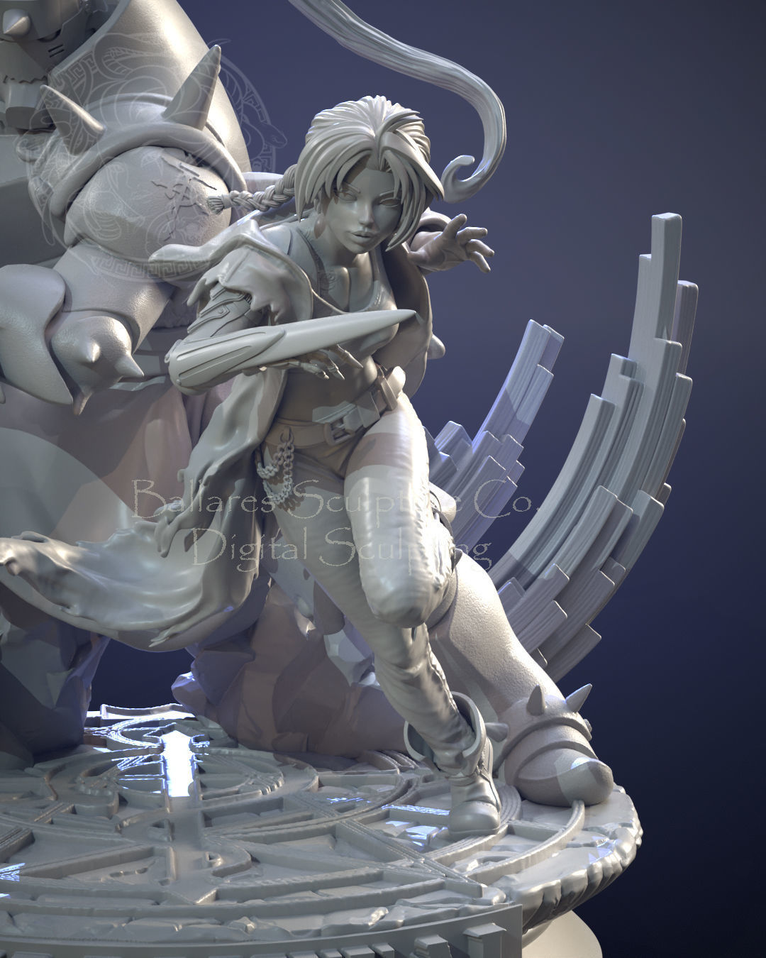 EDWARD ELRIC FEMALE VERSION 1 BY CREATIVE GEEK MB  3D print model_1