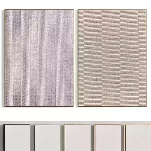 Plaster Two Photo Frame 337