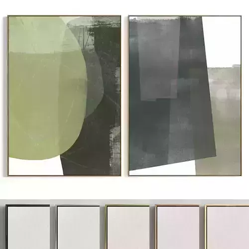 Plaster Two Photo Frame 338