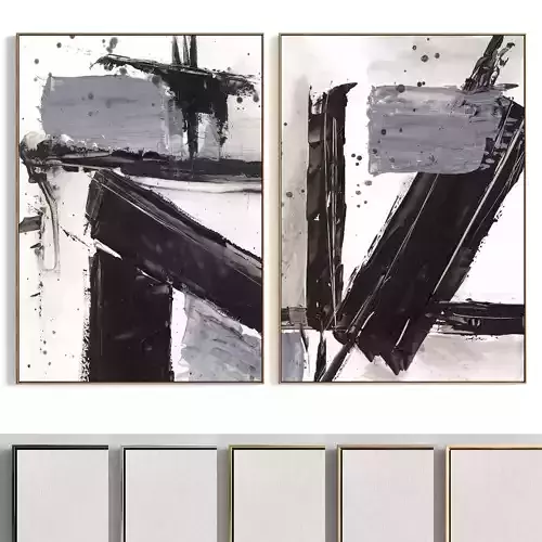 Plaster Two Photo Frame 339