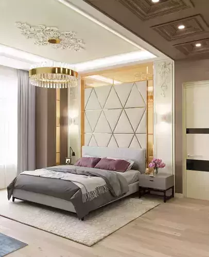 classic and modern bedroom