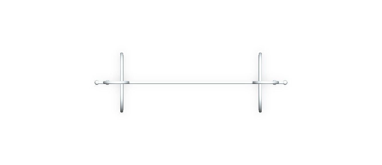 Stainless Steel Clothes Rack 3D model_25