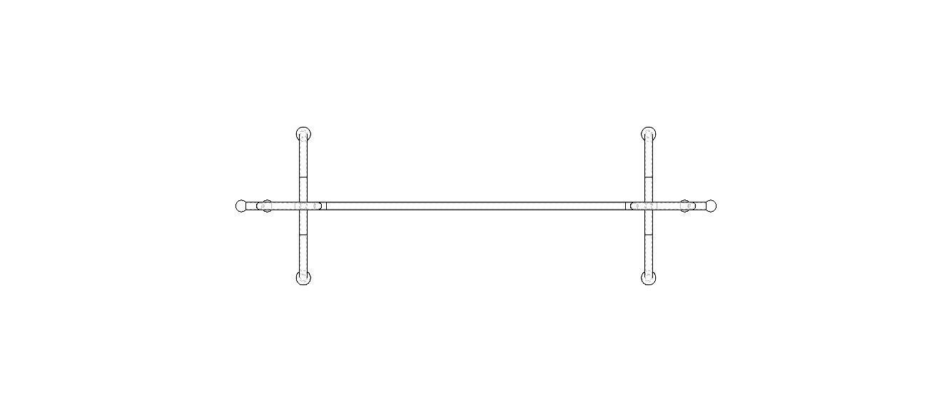 Stainless Steel Clothes Rack 3D model_23