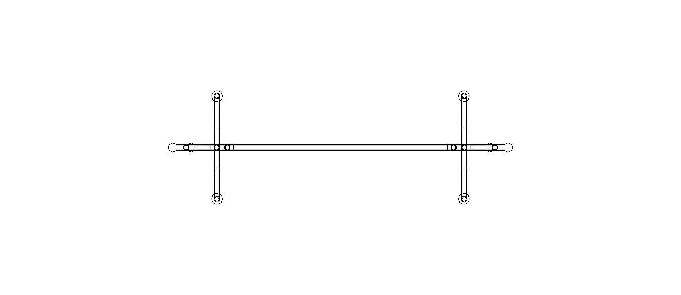 Stainless Steel Clothes Rack 3D model_24