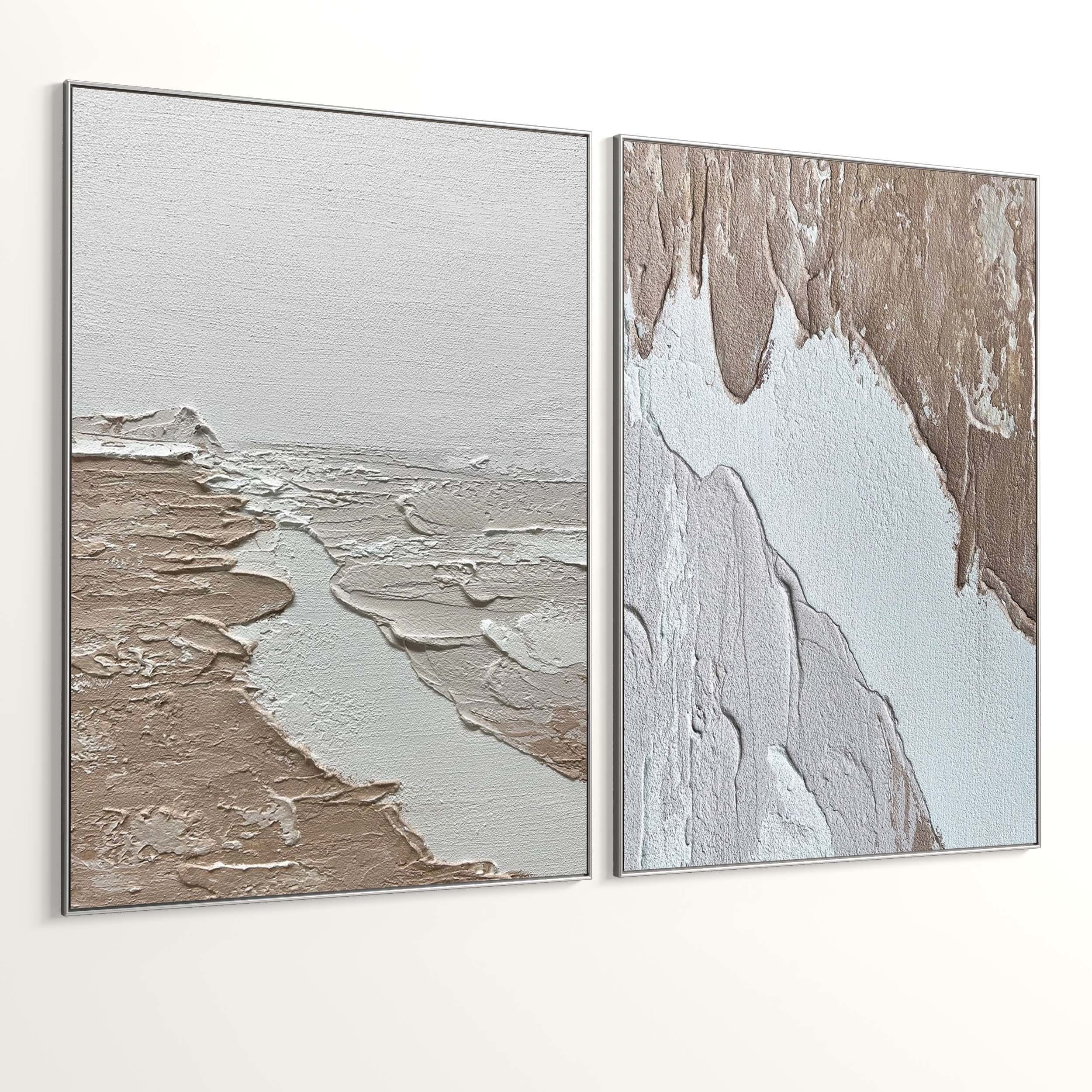 Plaster Two Photo Frame 341 Low-poly 3D model_4