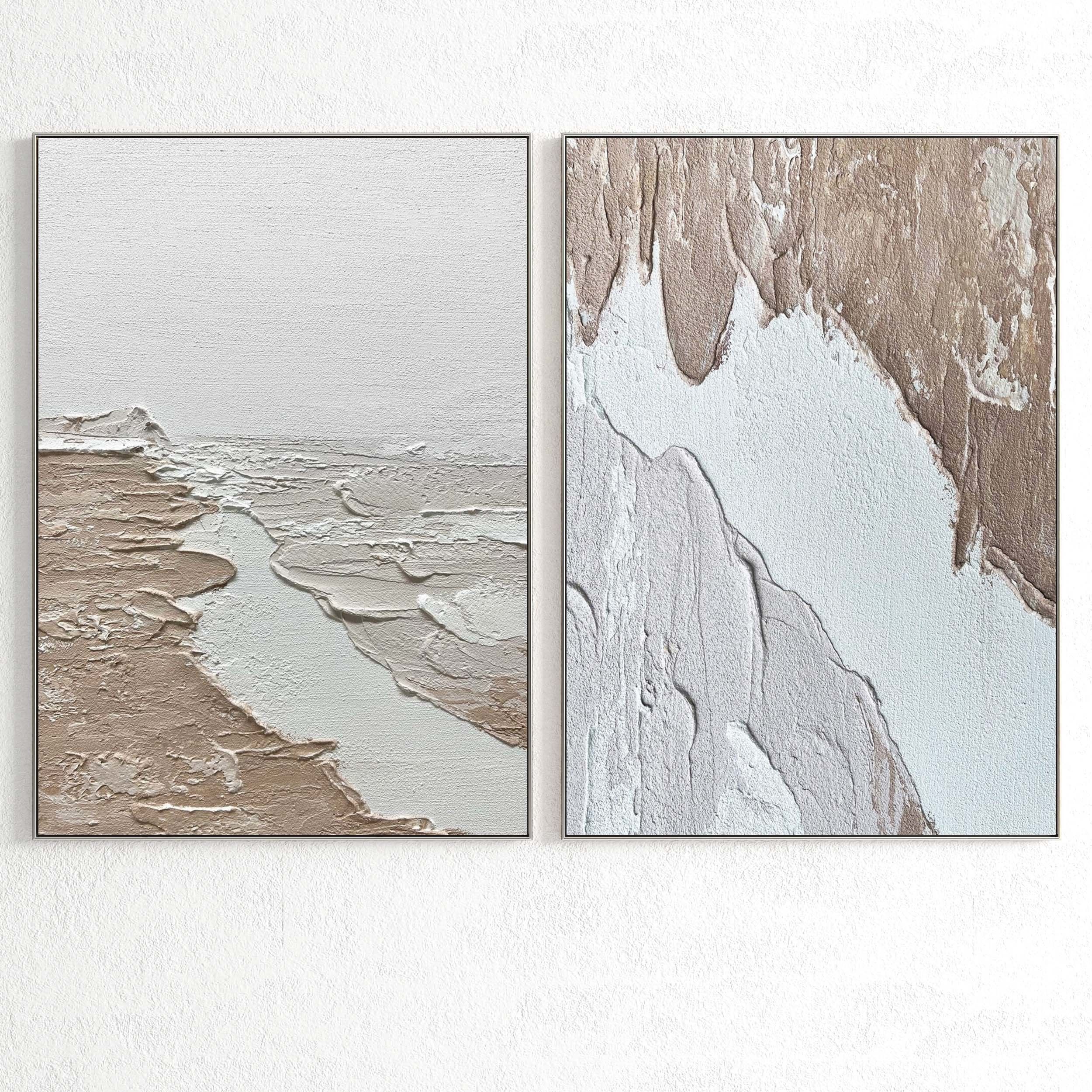 Plaster Two Photo Frame 341 Low-poly 3D model_1