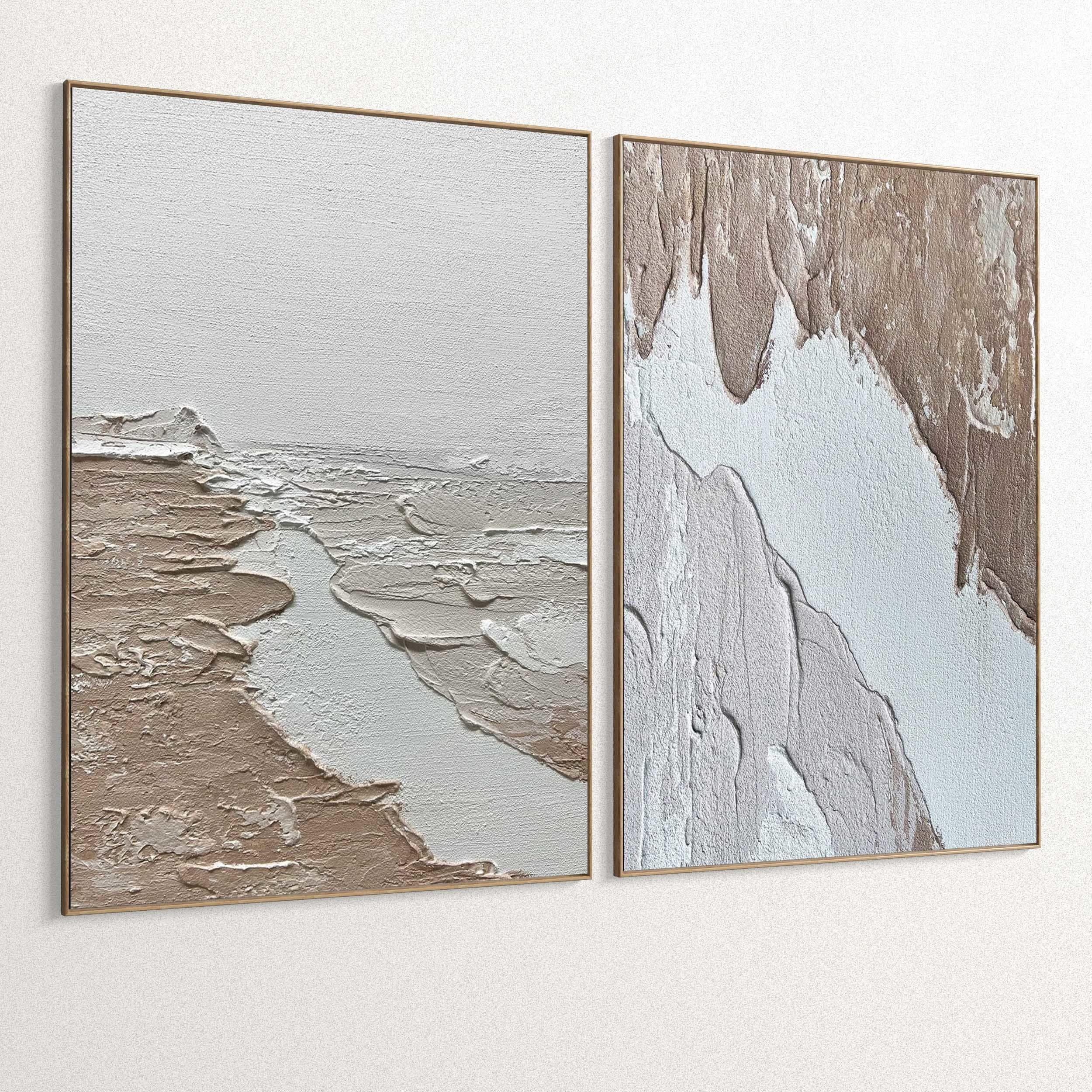 Plaster Two Photo Frame 341 Low-poly 3D model_3