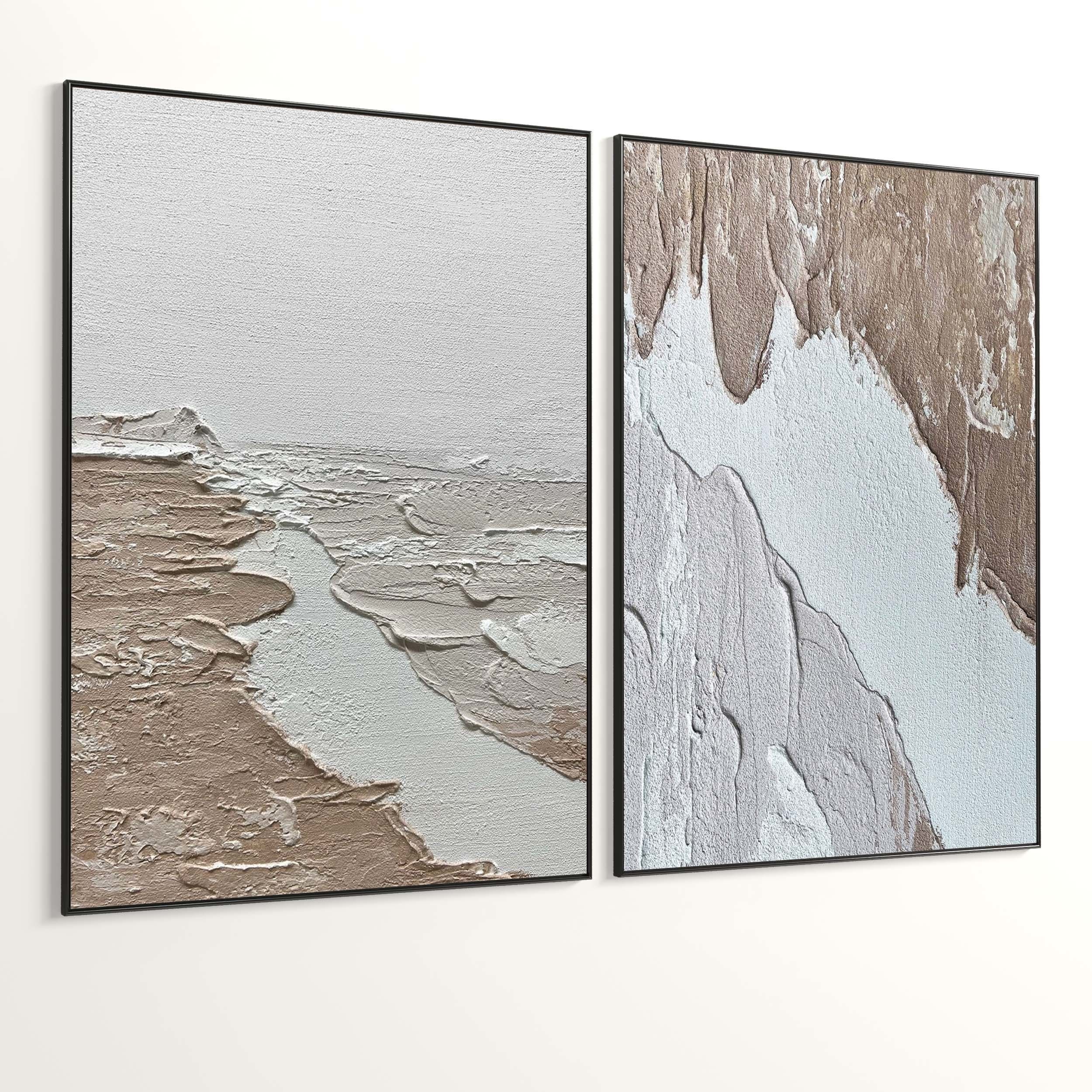 Plaster Two Photo Frame 341 Low-poly 3D model_5