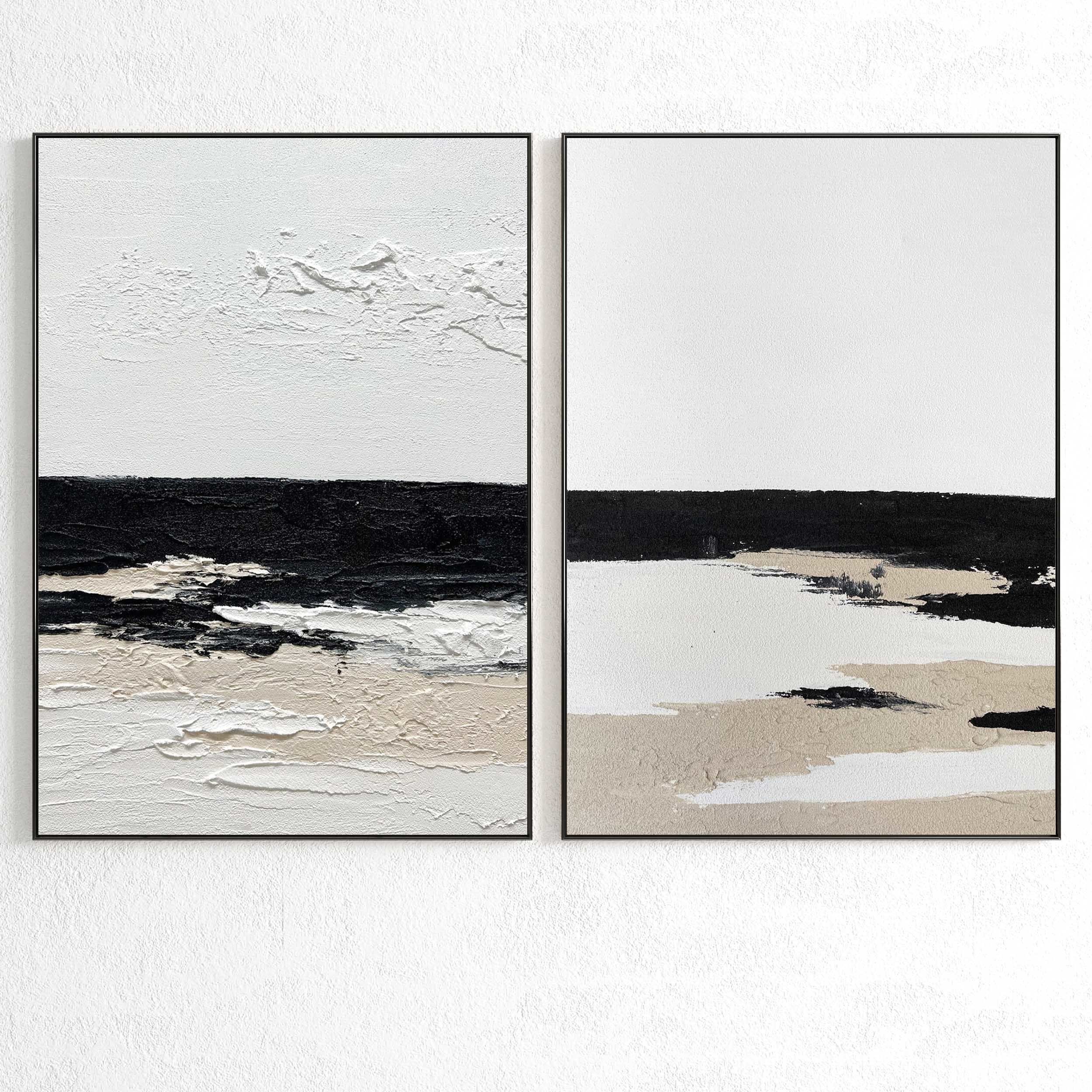 Plaster Two Photo Frame 342 Low-poly 3D model_1