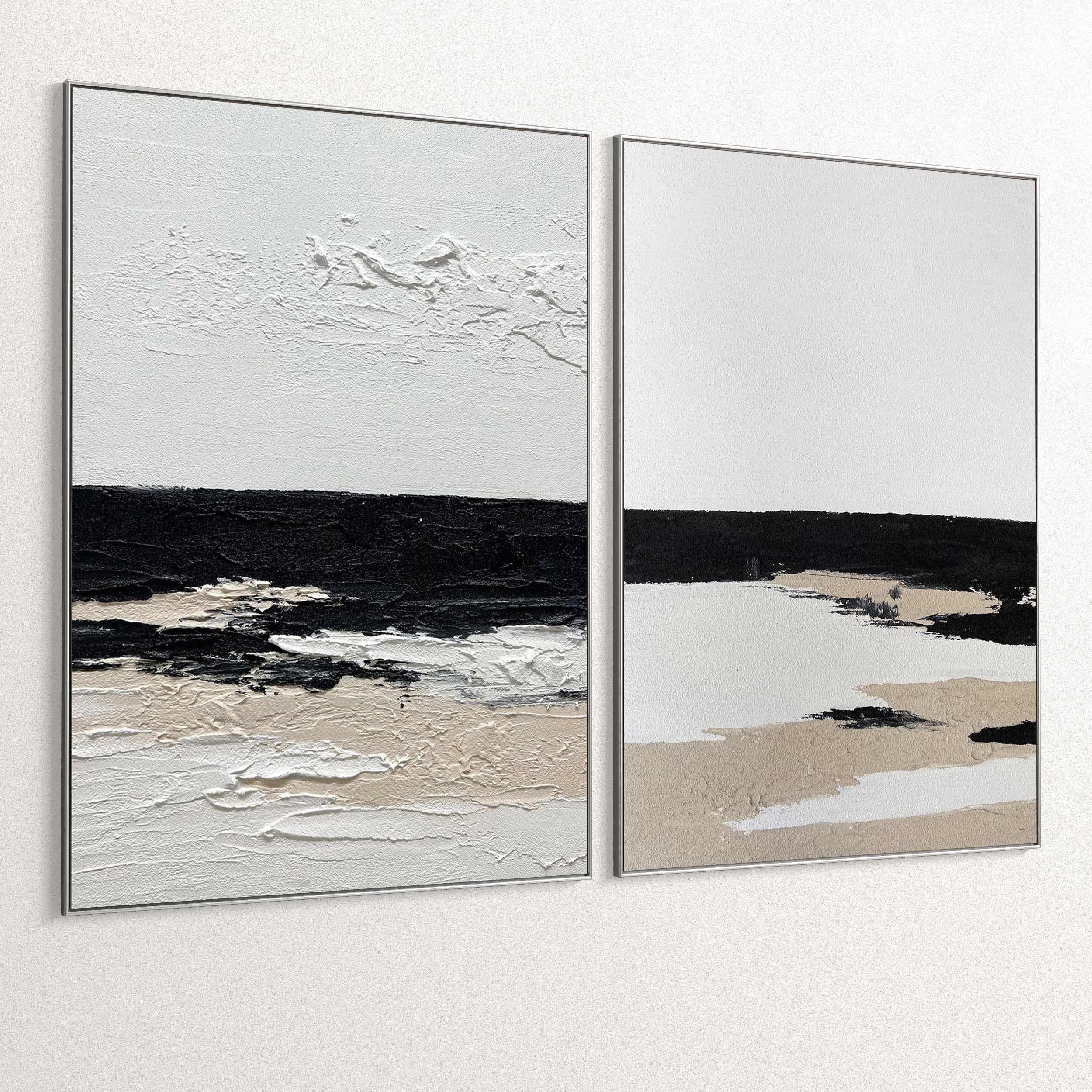 Plaster Two Photo Frame 342 Low-poly 3D model_4