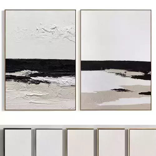 Plaster Two Photo Frame 342