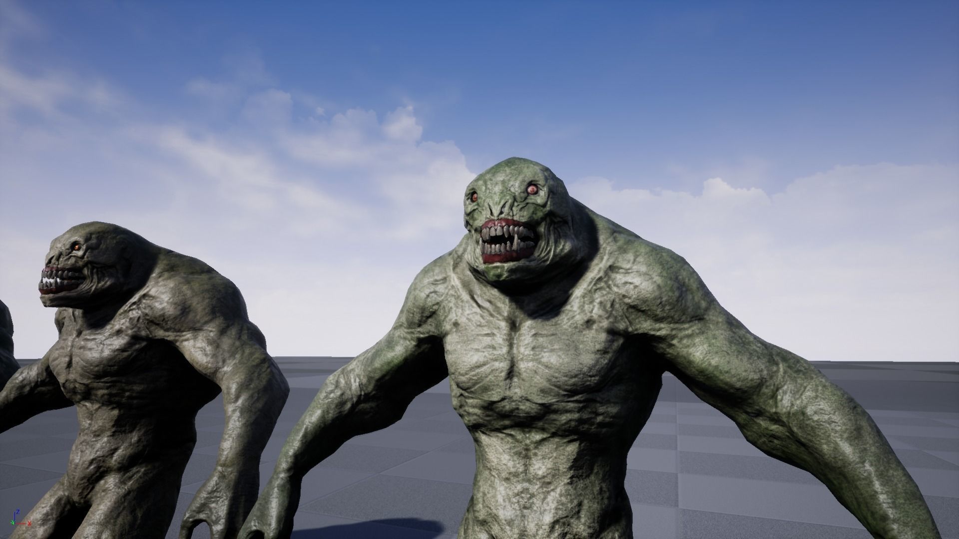 Lizard Monster Low-poly 3D model_19