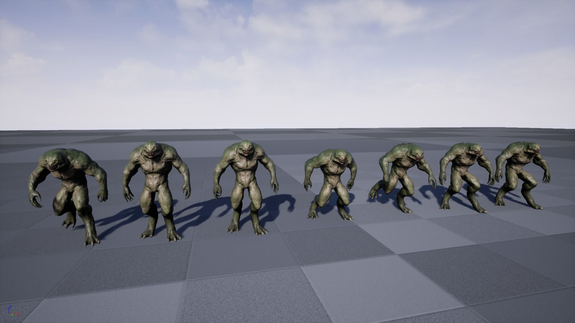 Lizard Monster Low-poly 3D model_22