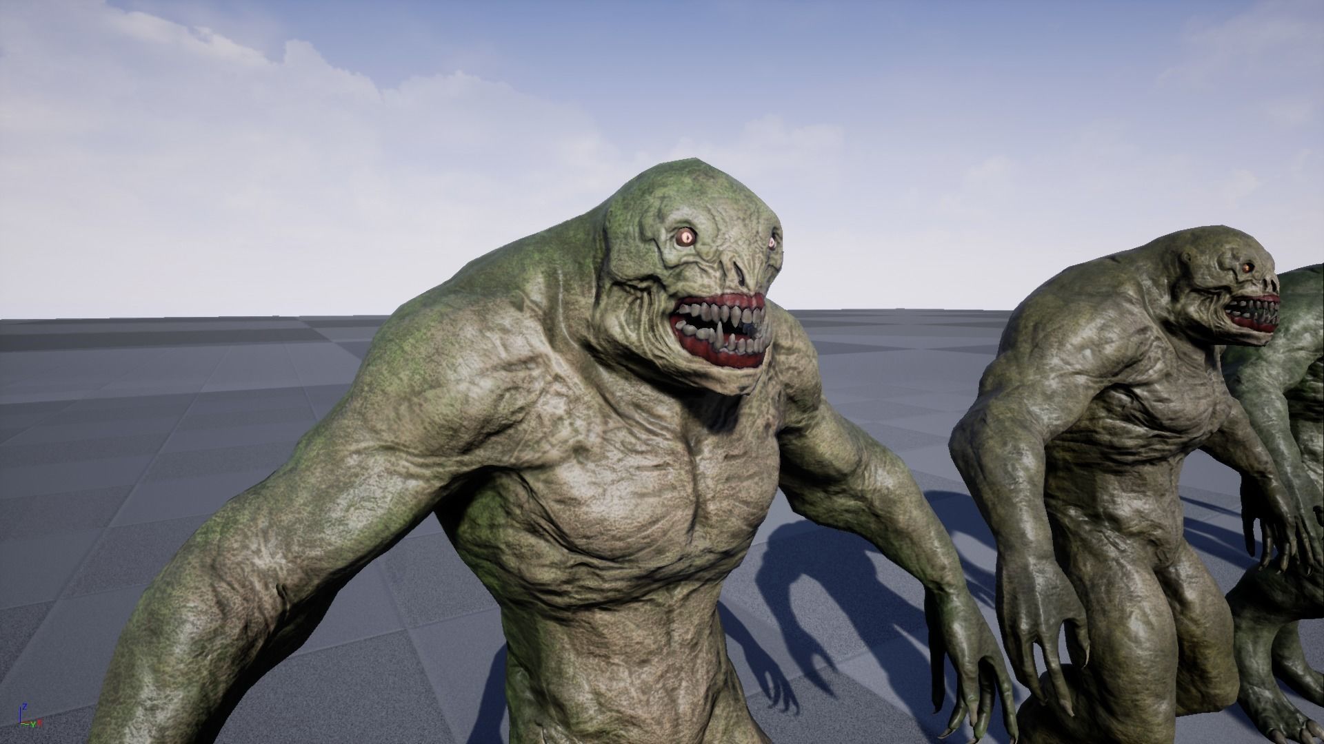 Lizard Monster Low-poly 3D model_18