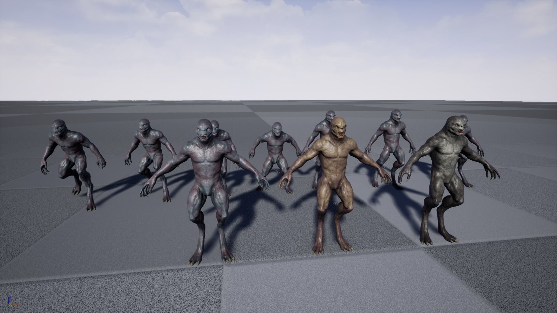 Monster Alien Low-poly 3D model_22