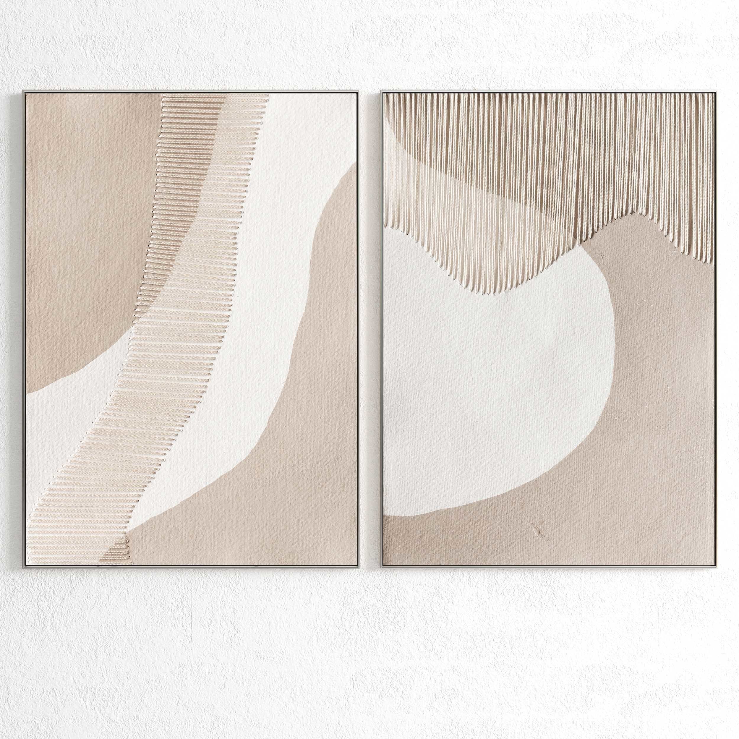 Plaster Two Photo Frame 344 Low-poly 3D model_3