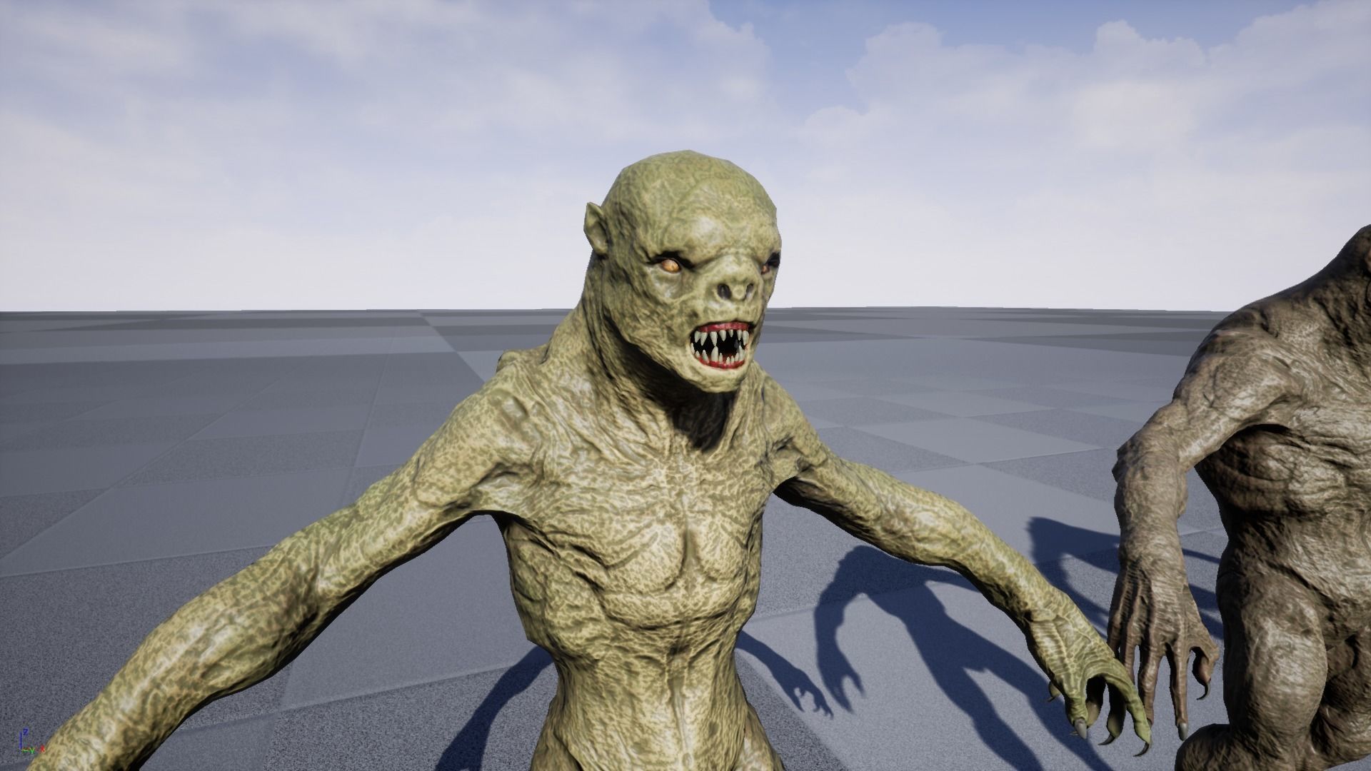 Chupacabra Low-poly 3D model_16