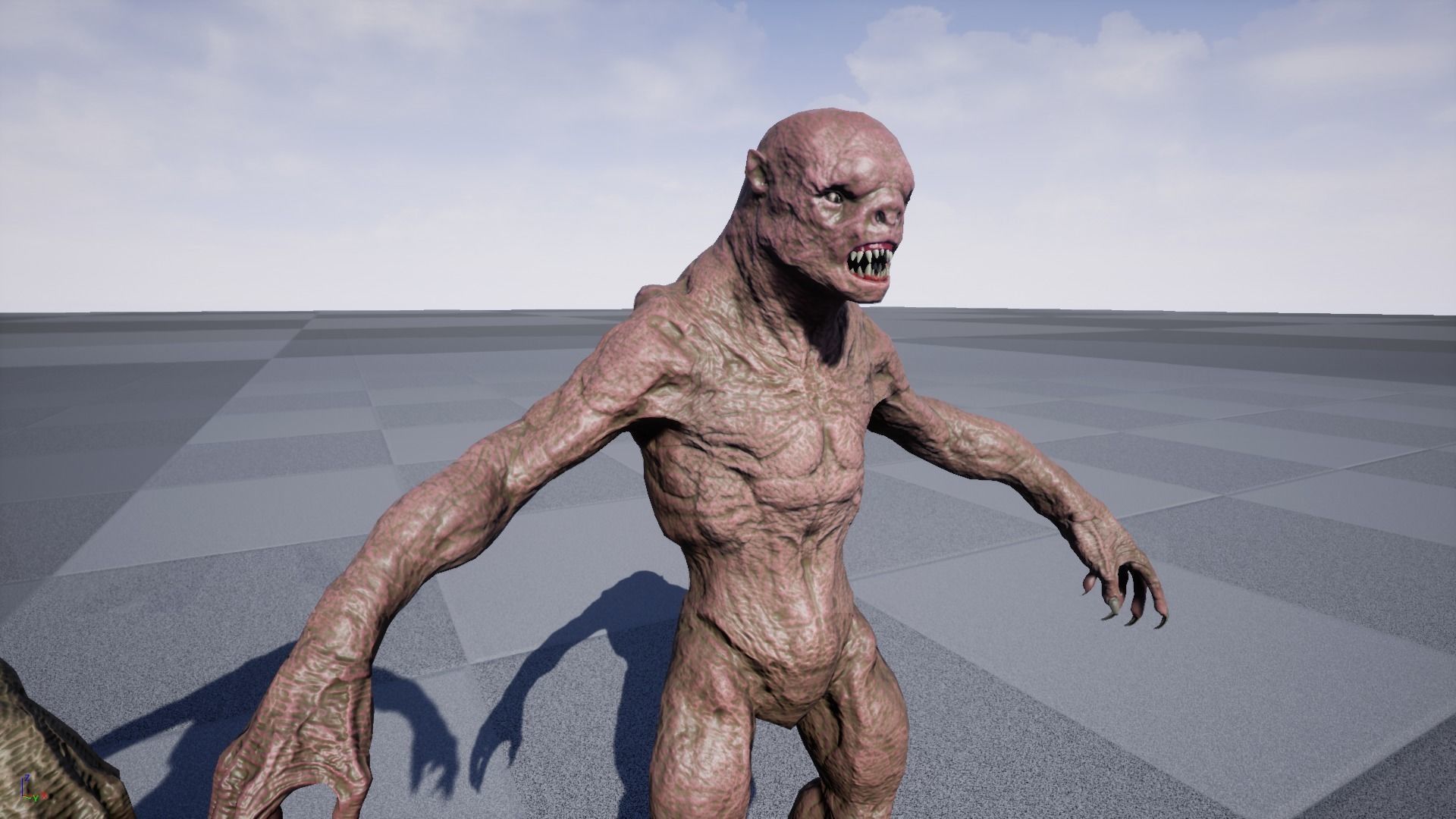 Chupacabra Low-poly 3D model_17