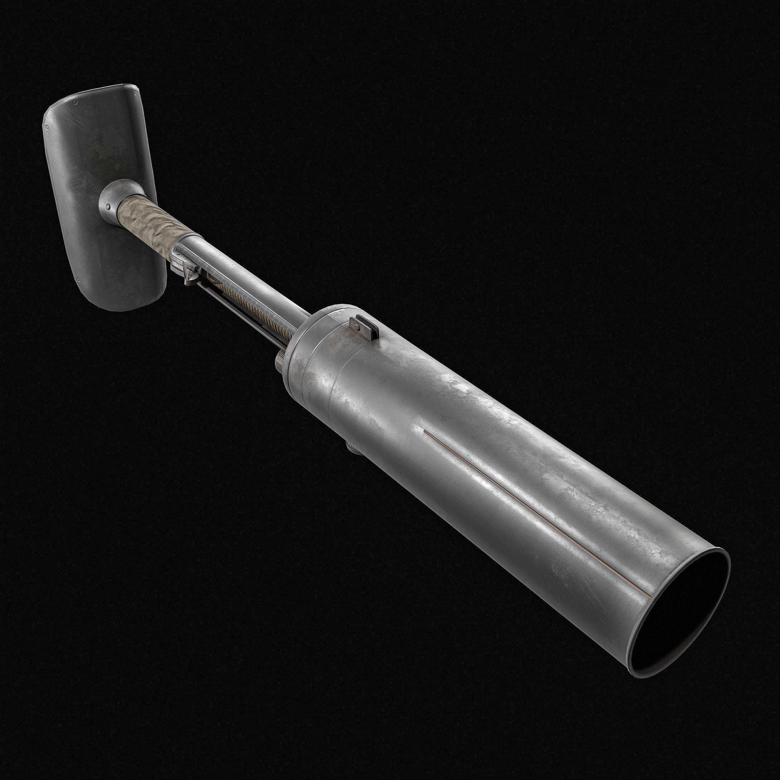 Type 97 Hand Grenade And  Type 89 Grenade Launcher 3D model_14