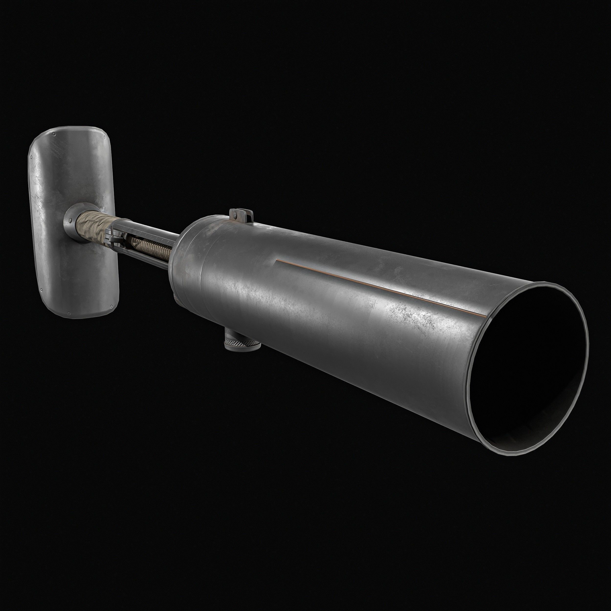 Type 97 Hand Grenade And  Type 89 Grenade Launcher 3D model_17