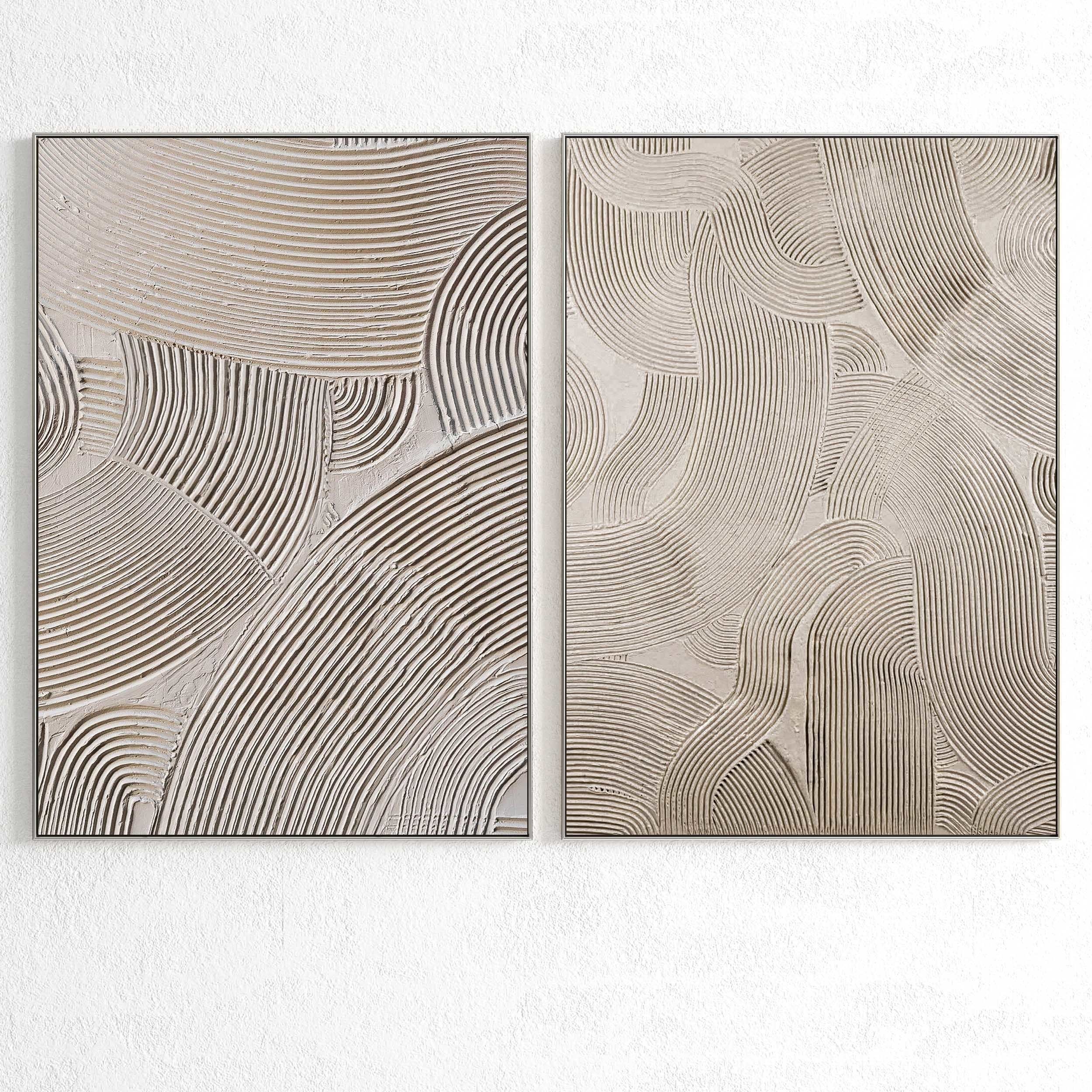 Plaster Two Photo Frame 345 Low-poly 3D model_3