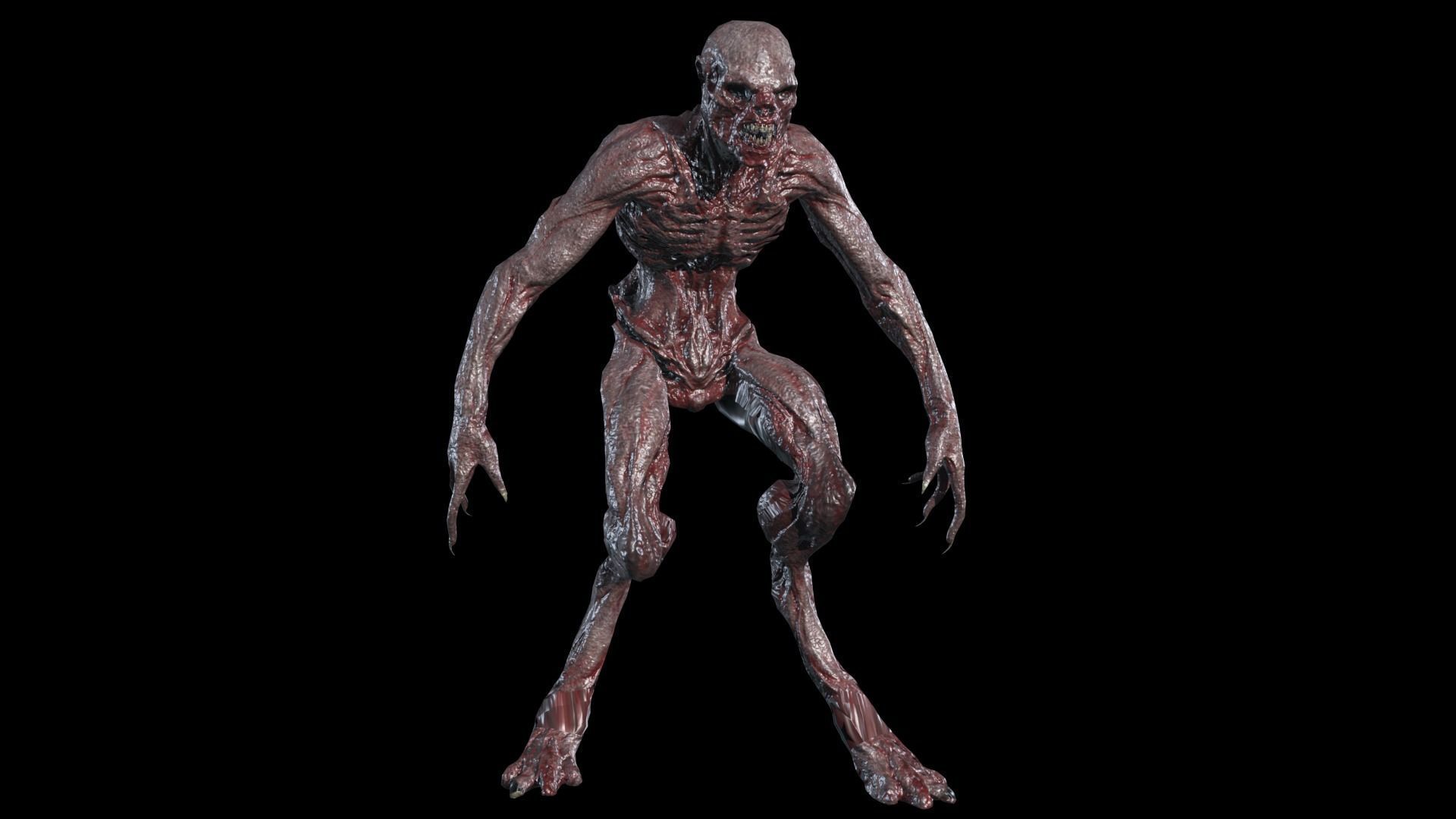 MutantMonster Low-poly 3D model_8