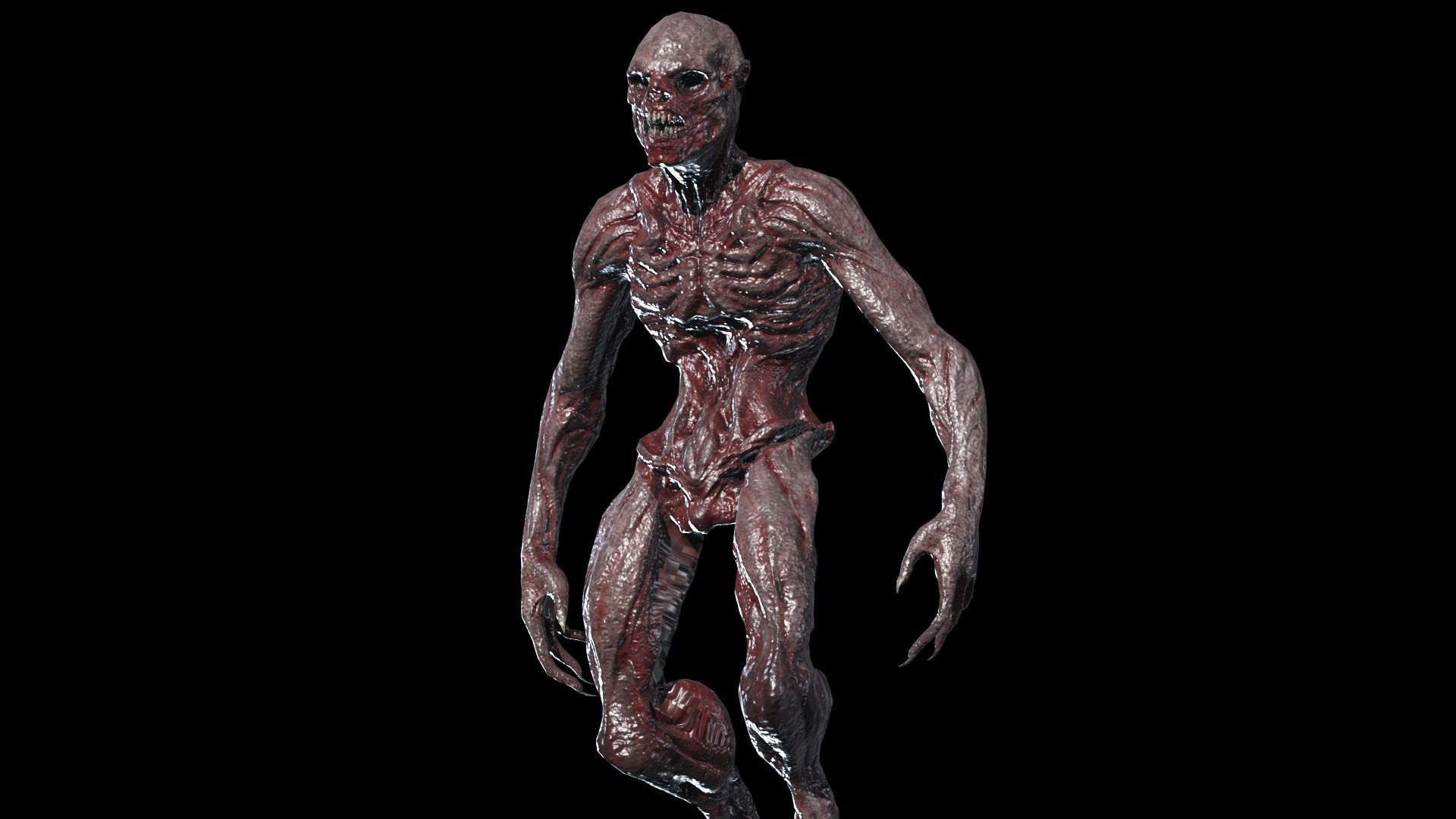 MutantMonster Low-poly 3D model_4