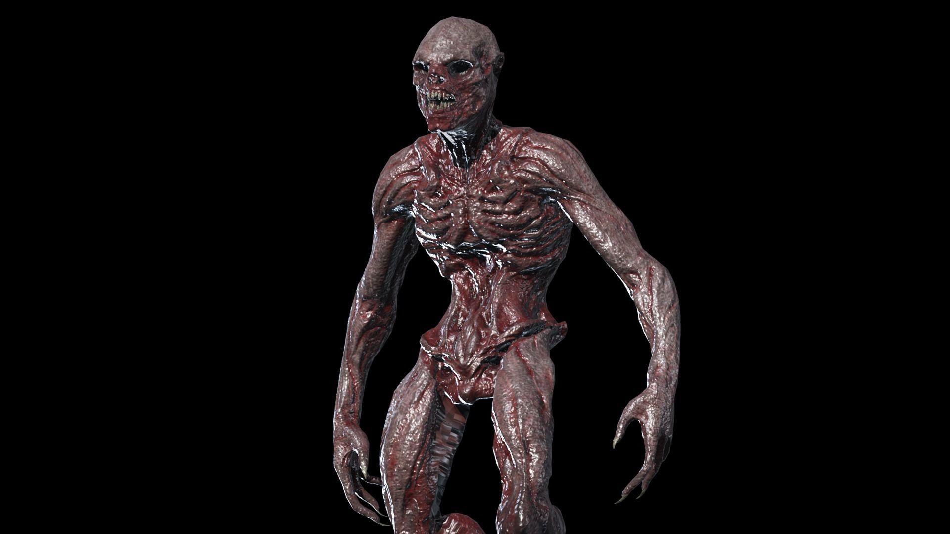 MutantMonster Low-poly 3D model_10