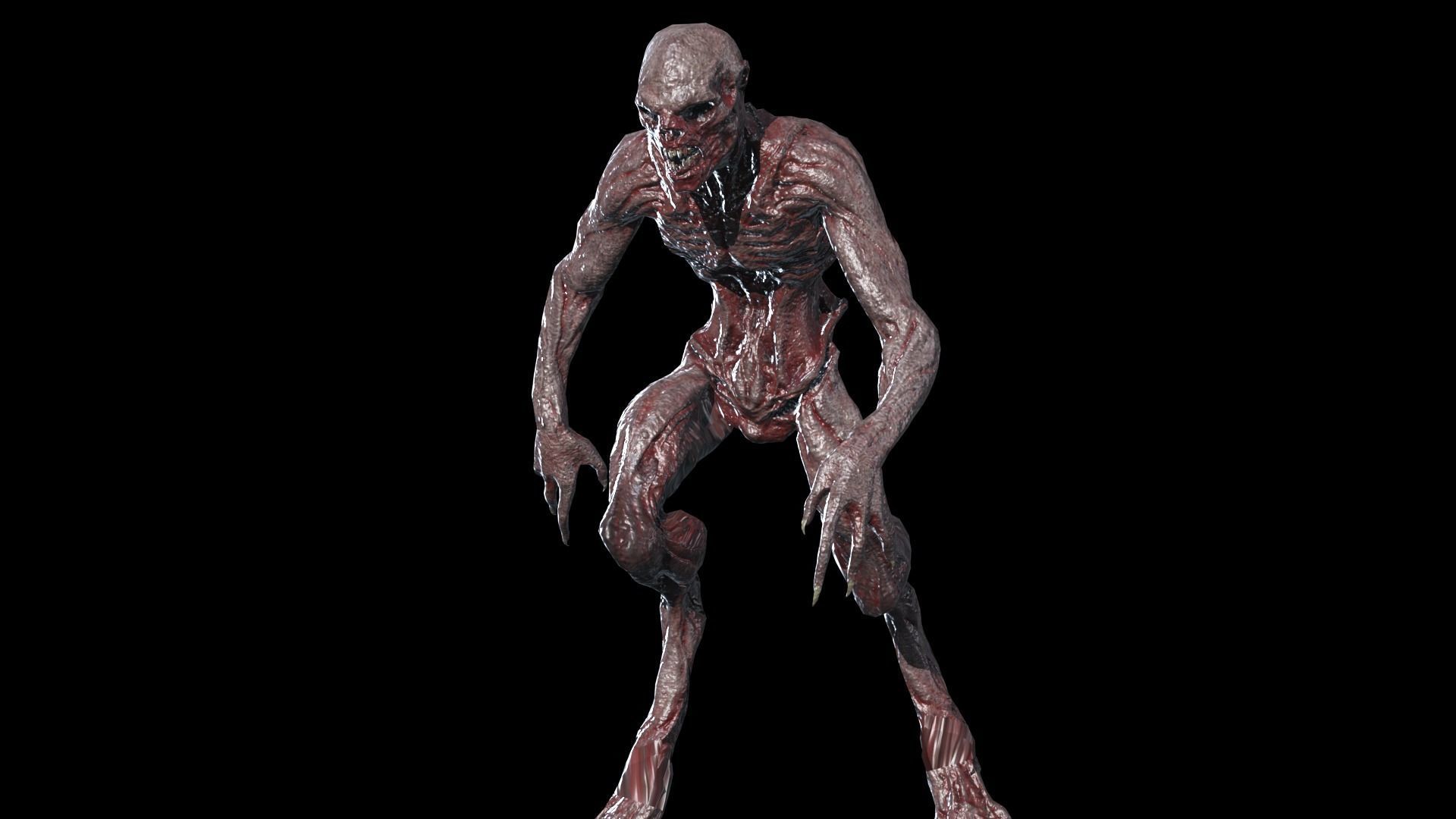 MutantMonster Low-poly 3D model_9