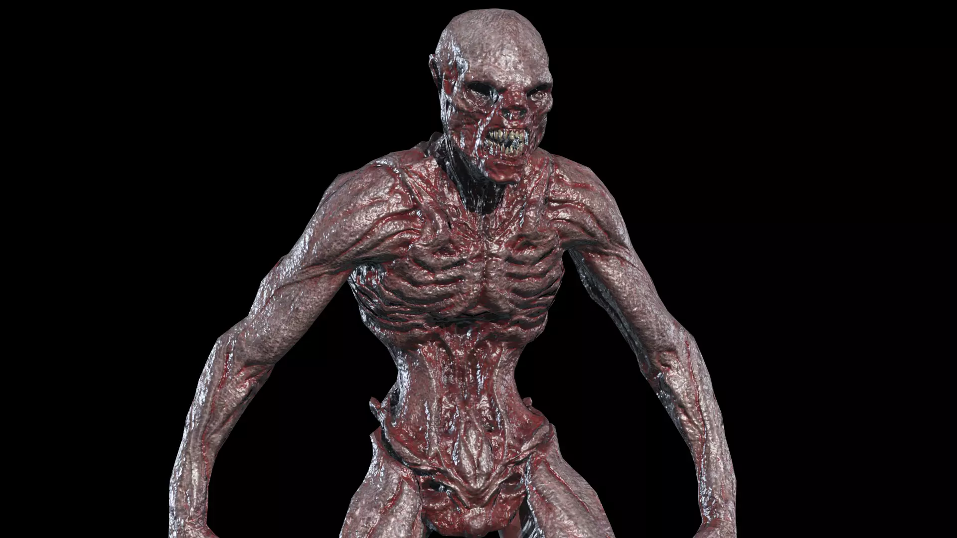 MutantMonster Low-poly 3D model_0