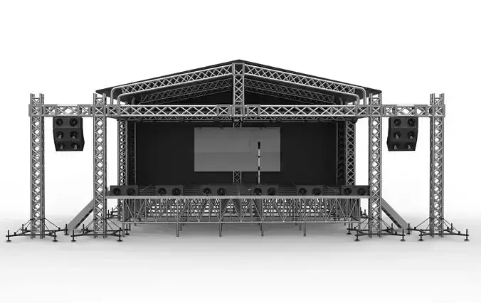 stage 3D model