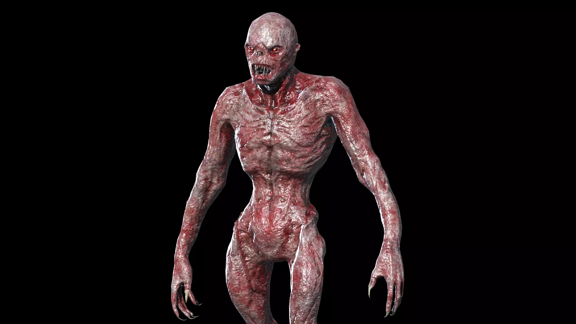 MutantMonster2 Low-poly 3D model_0