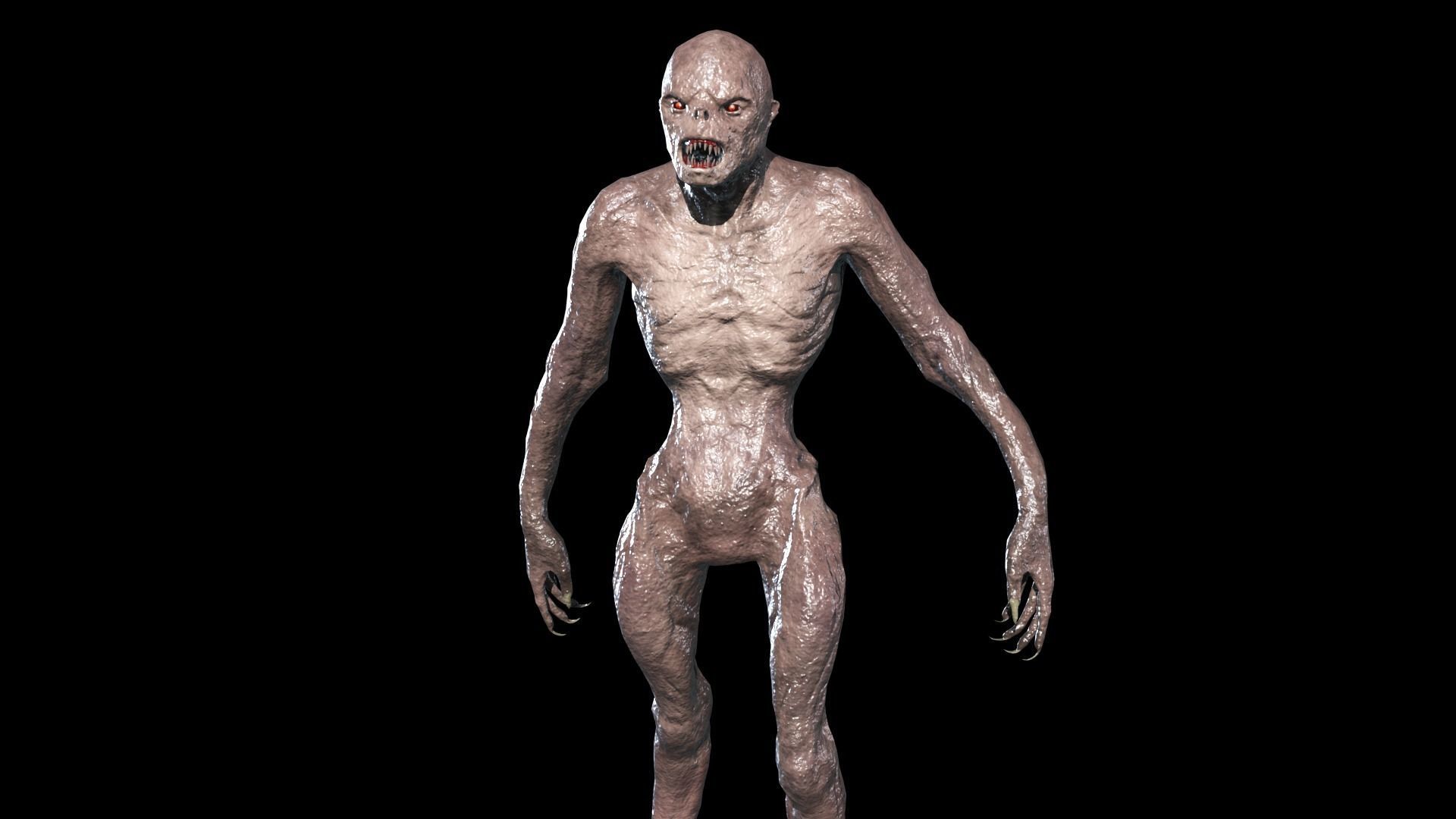 MutantMonster2 Low-poly 3D model_6