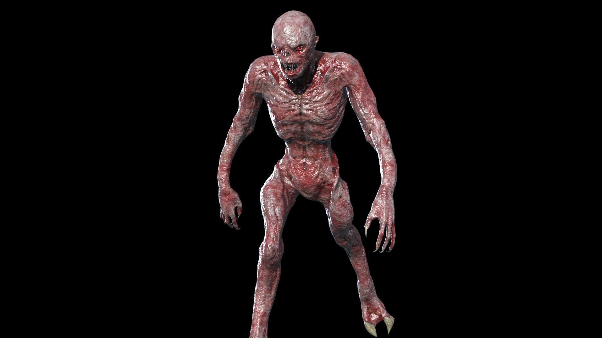 MutantMonster2 Low-poly 3D model_10